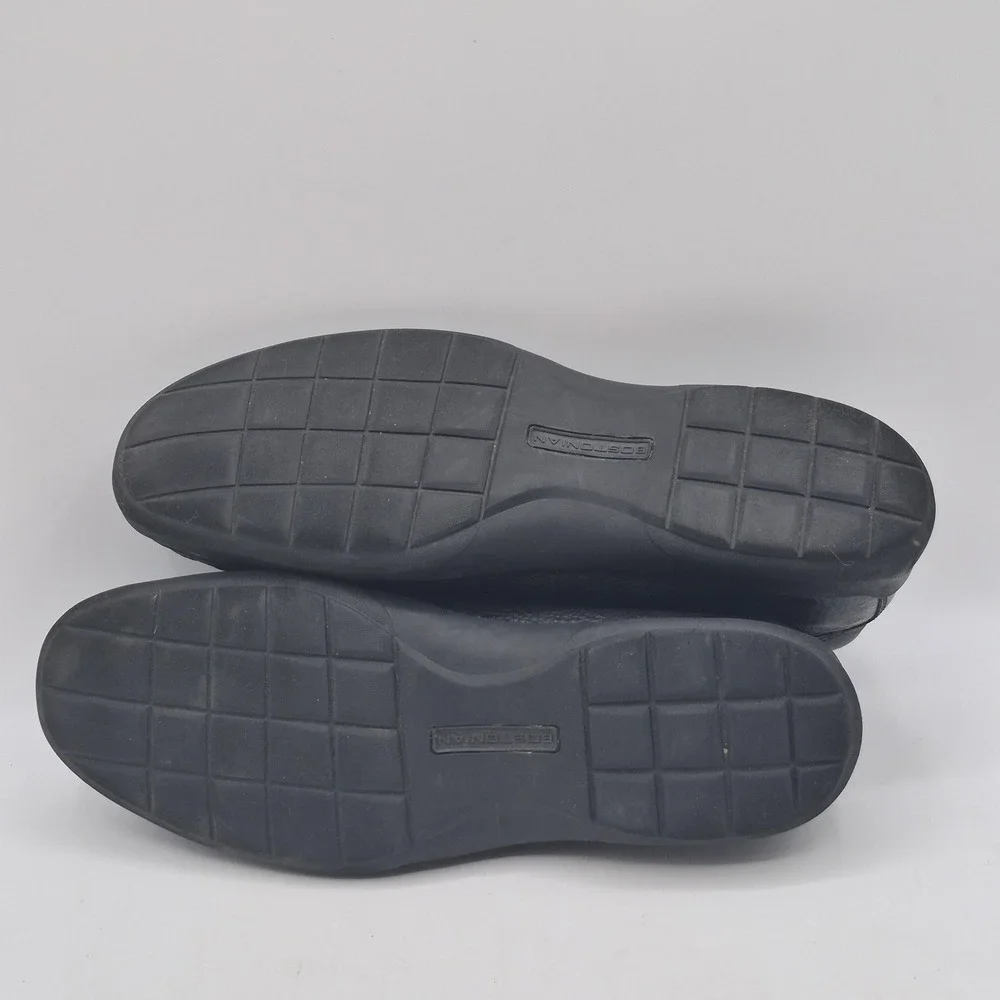 Bostonian Shoes Mens Size 9.5 Black Leather Slip On Oxford Dress‎ Comfort